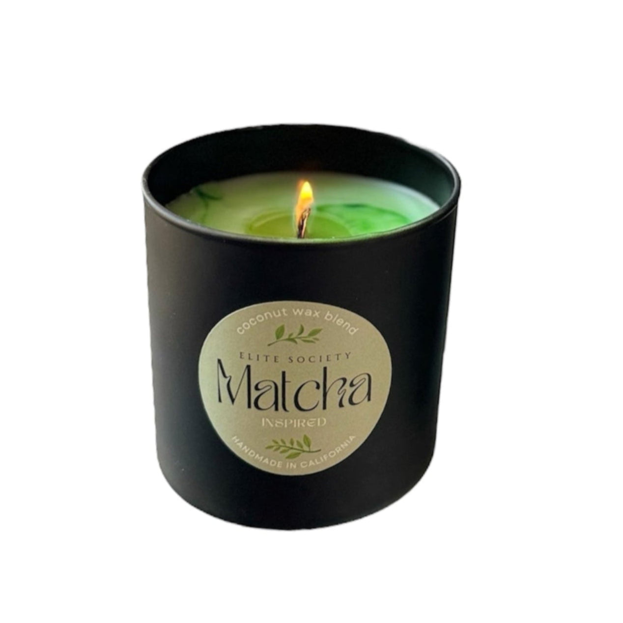 Matte Black Wood Wick Candle