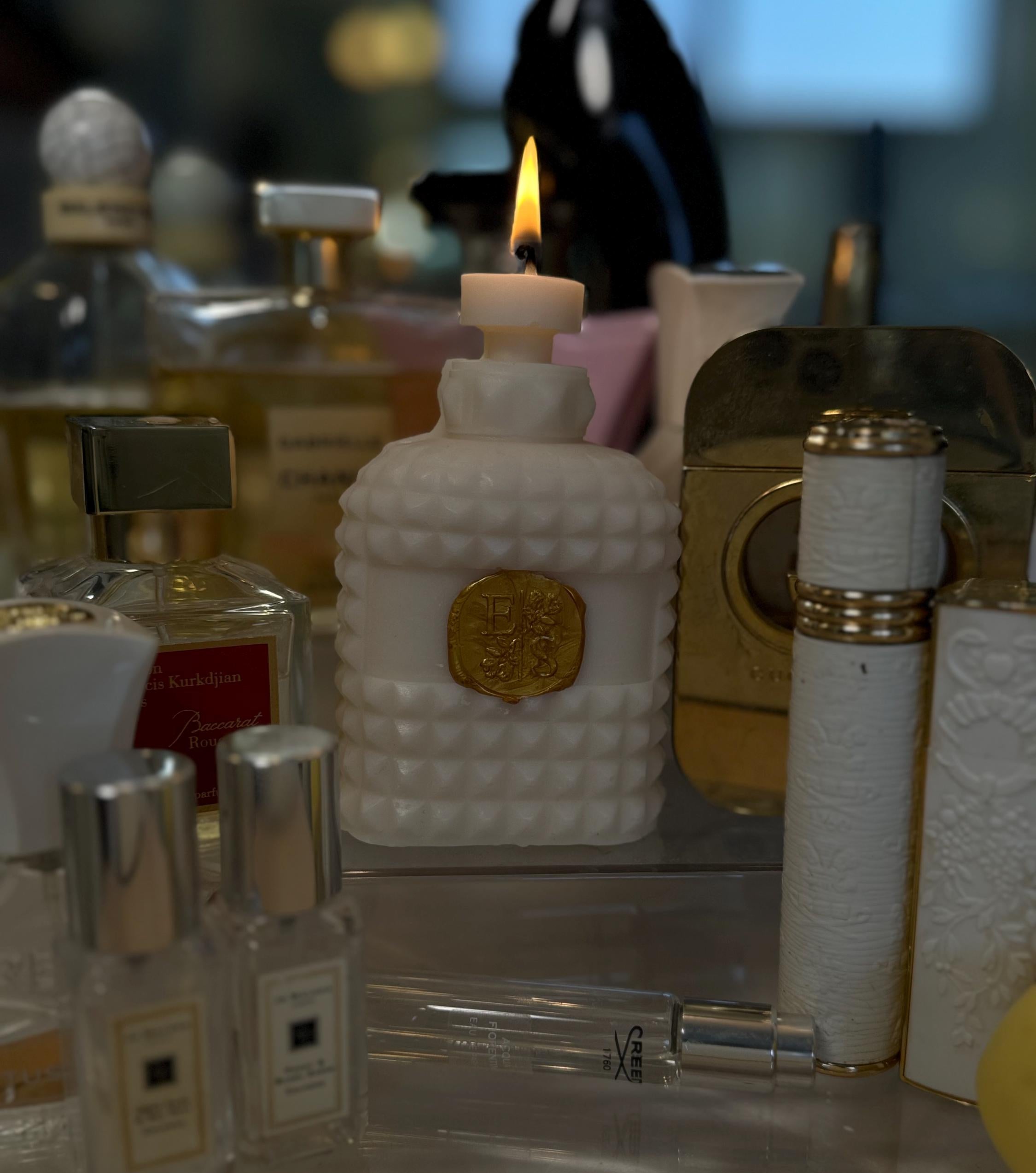Luxury Perfume bottle candle